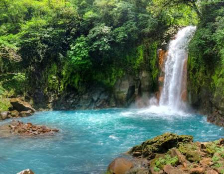 Costa Rica Waterfall 