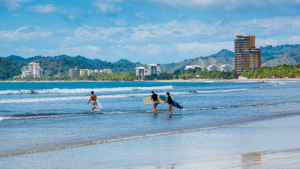 Jaco Beach, Costa Rica. Surf lessons